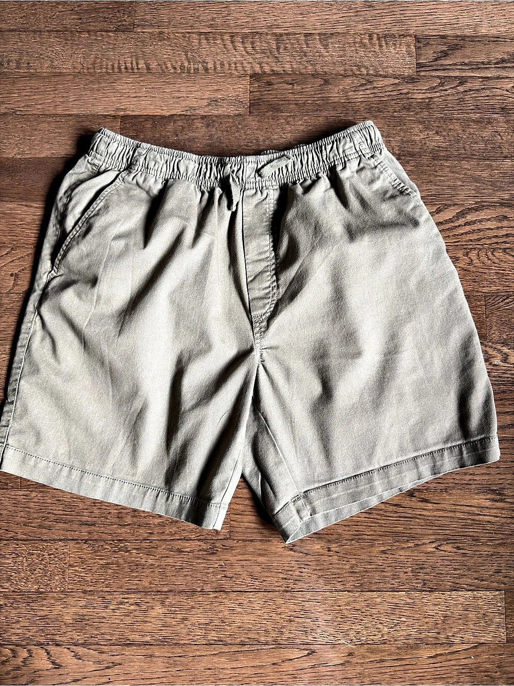Old Navy JOGGER Built-In Flex Men's Taupe Shorts Small Like New